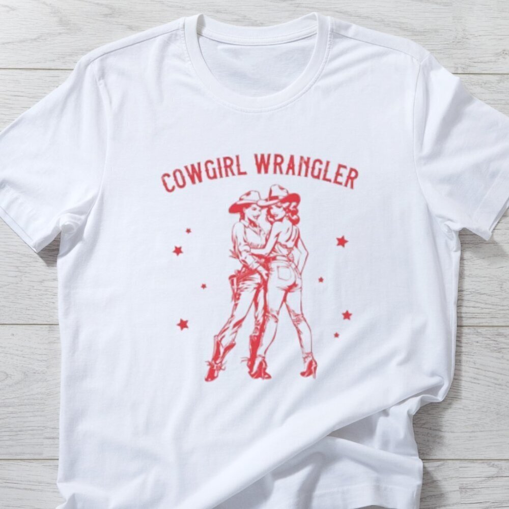 Cowgirl Wrangler Shirt Lgbt Pride Shirt Lesbian Pride Shirt Lgbtq Shirt